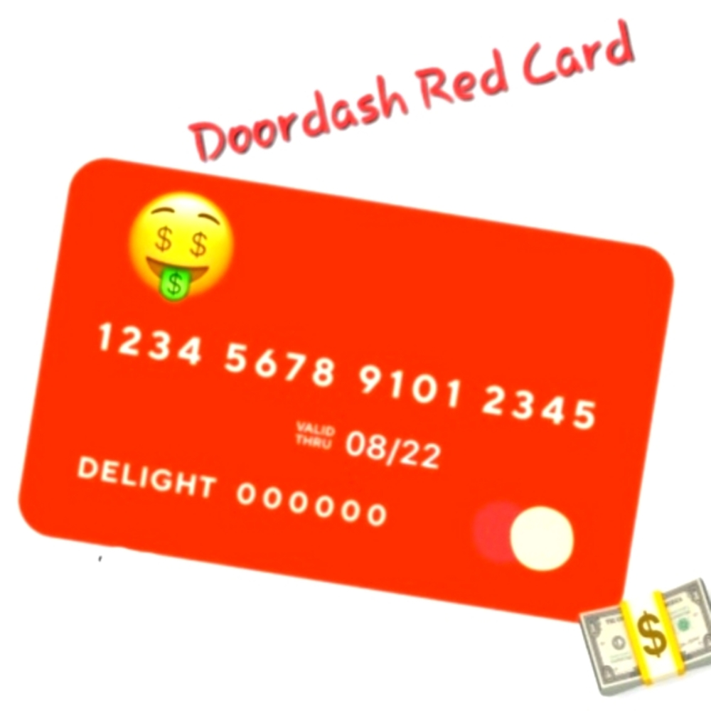 DoorDash Official Dasher Red Card | FAST SAME DAY CARD NUMBERS | US ONLY
